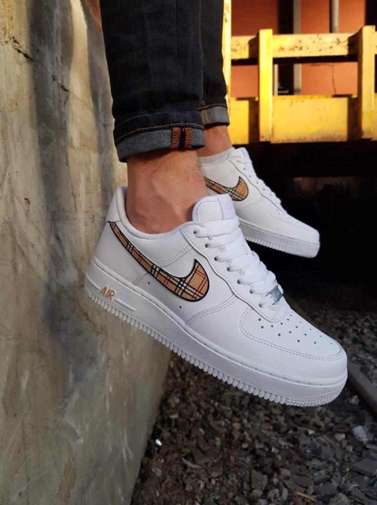air force 1 white burberry