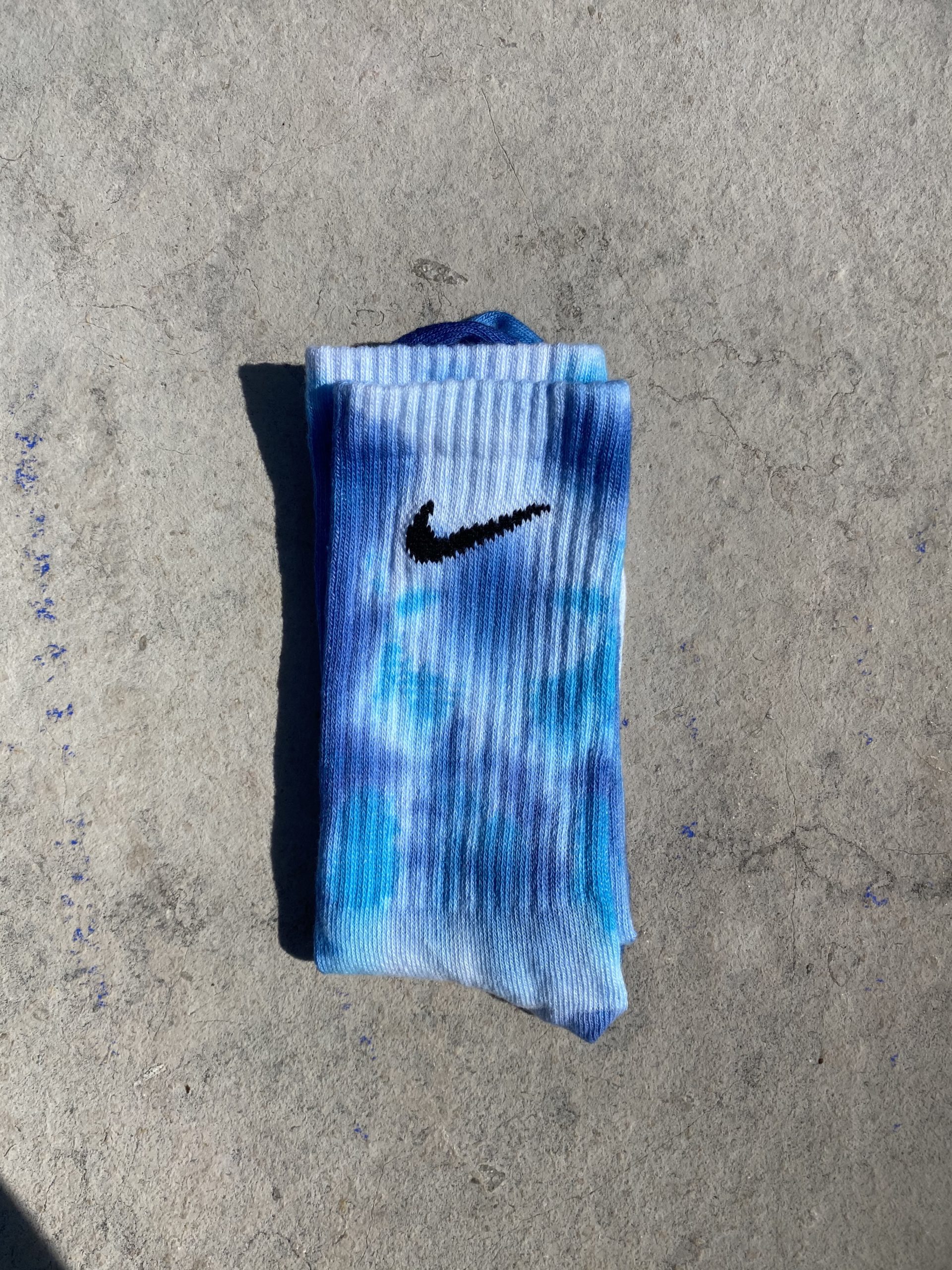 Chaussettes Nike Tie & Dye - Sky blue – luniversdebetty